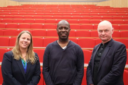 Clive Myrie gives James Cameron Lecture at City