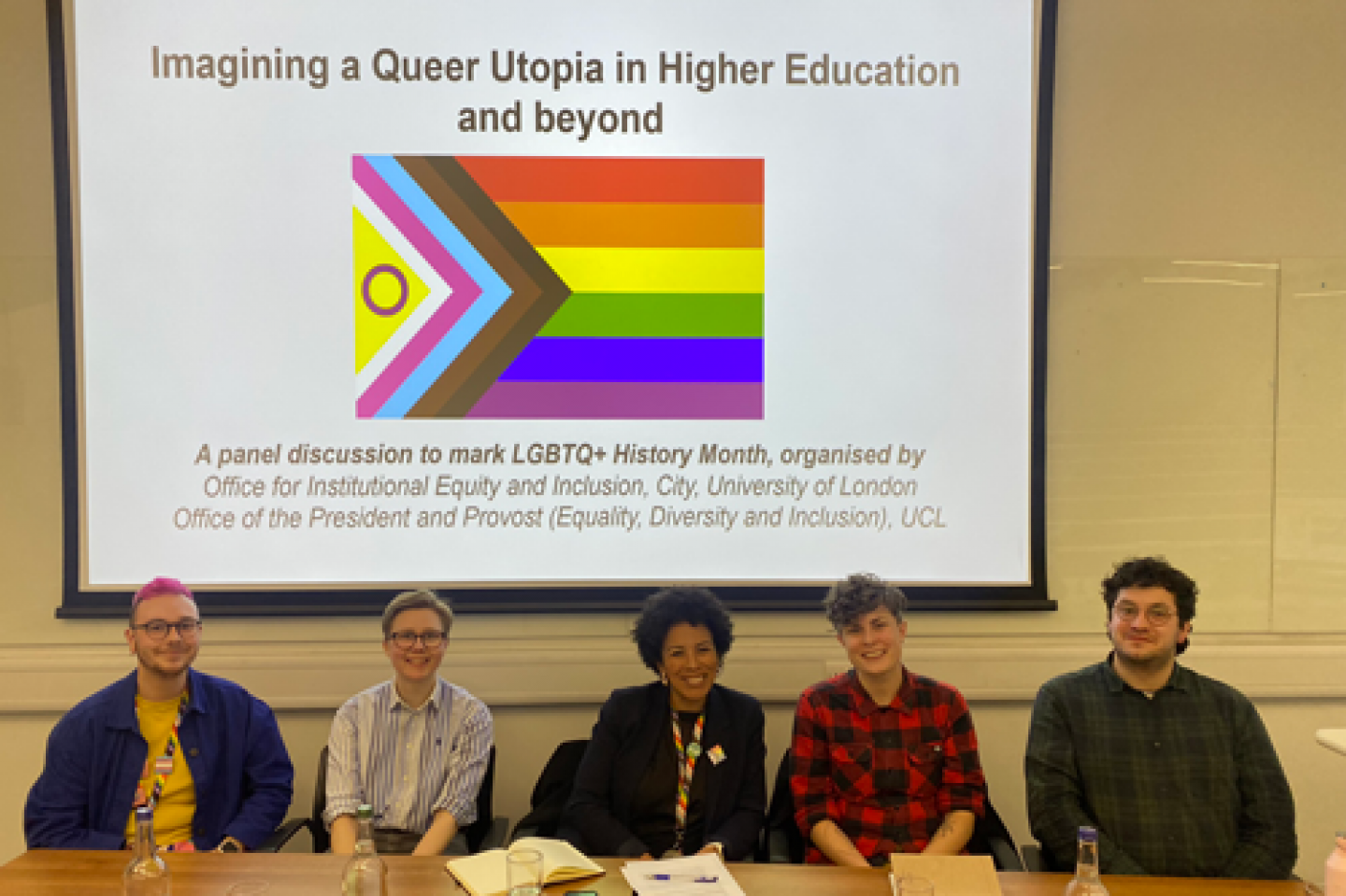 'Queer Utopia' event panellists: Graysen Whittaker (City Senior EDI Officer for Gender