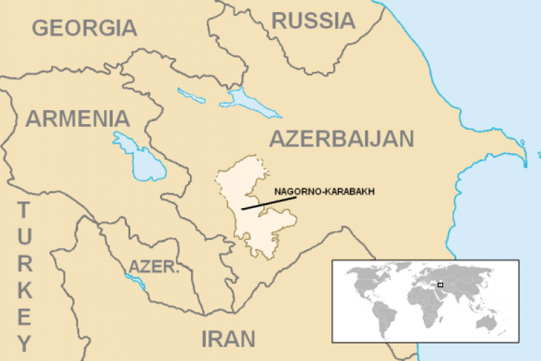 Location of Nagorno Karabakh thumb