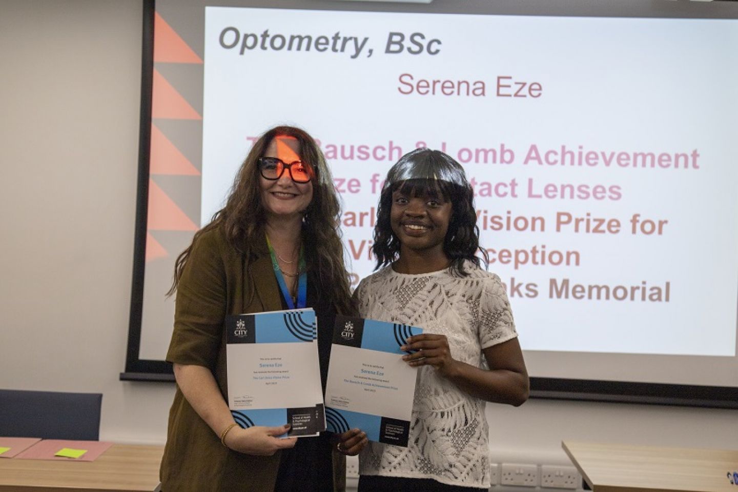 Serena Eze, Optometry Prizes