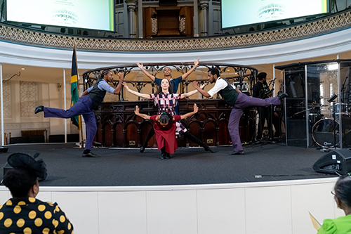 Urdang students and alumni perform for Jamaican High Commission