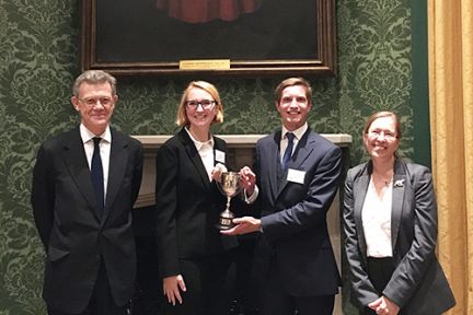 City Law School duo wins Kingsland Cup and Prize Moot