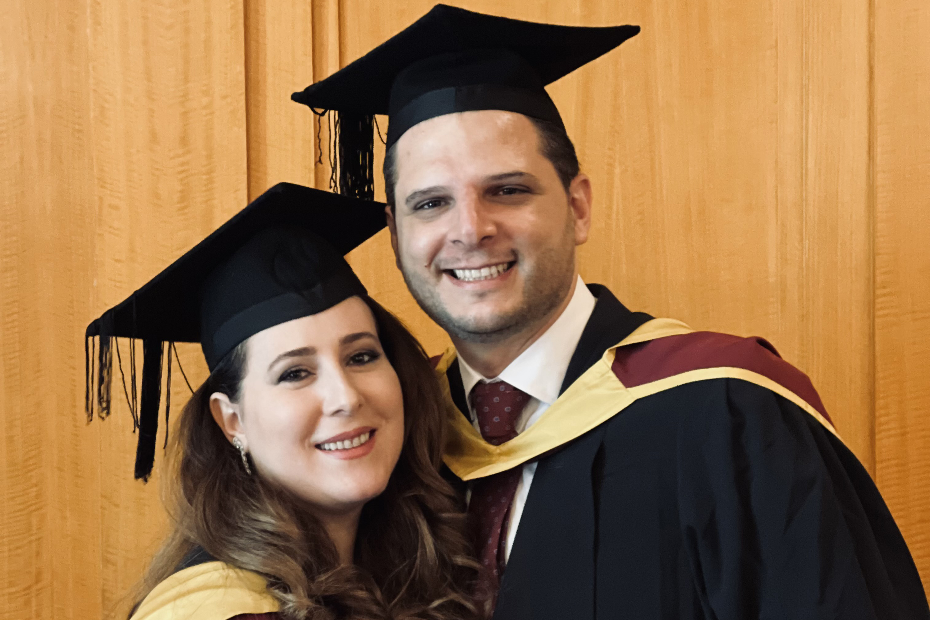Hanine and Chadi graduate from Bayes Business School