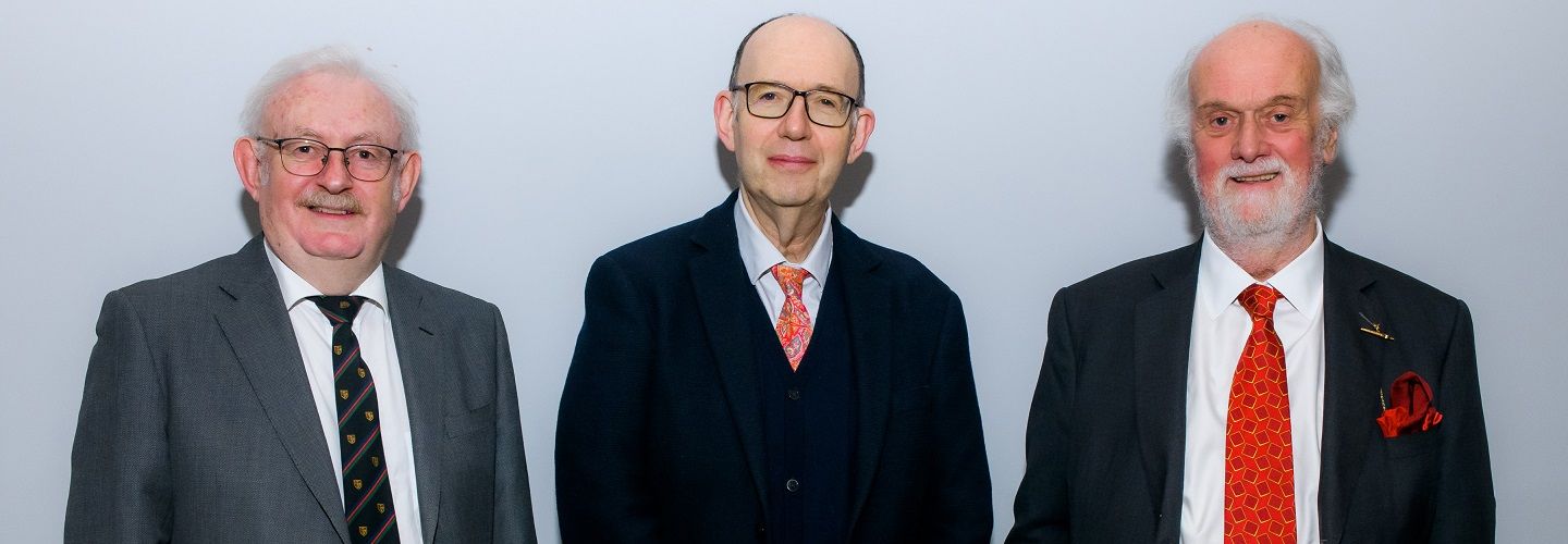 Professor Kenneth Grattan, Professor Sir Anthony Finkelstein, Andrew Crisfold.