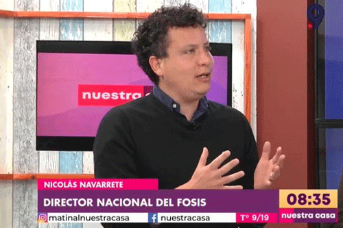Dr Nicolas Navarette on Chilean television