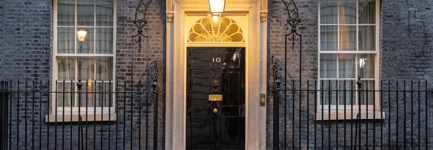Door of 10 Downing Street
