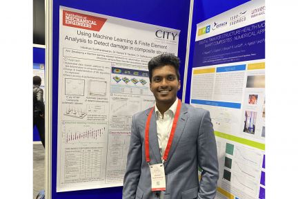 Villorthan Sunthareswaran presents research at 23rd International Conference on Composites Materials (ICCM)