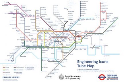 City President honoured with Underground station on ‘Engineering Icons’ Tube map