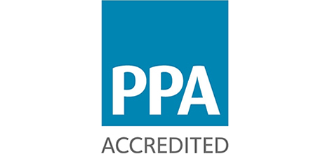 Logo block: PPA Accredited  logo