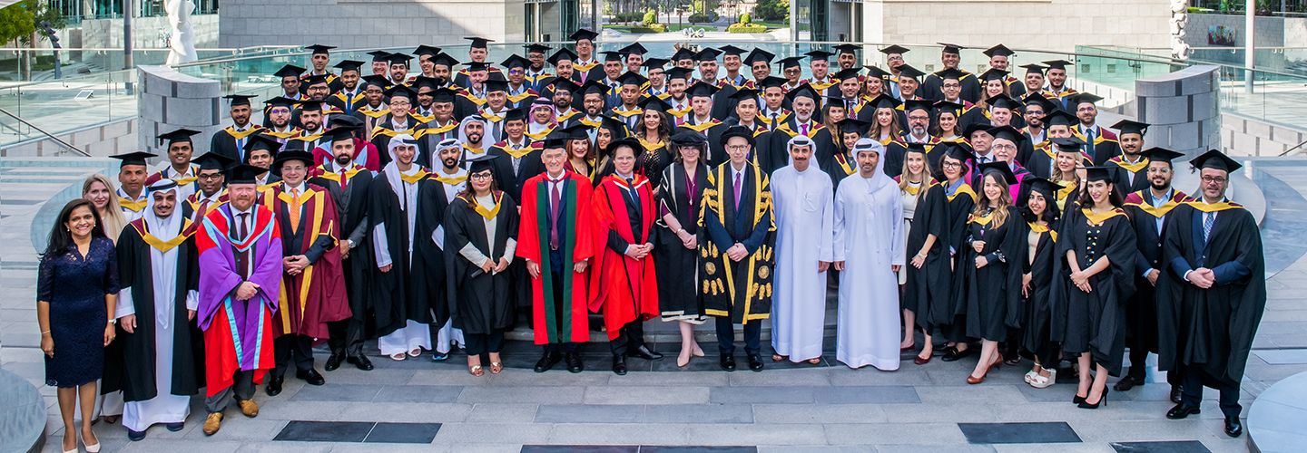 Students and staff at 2022 Dubai graduations