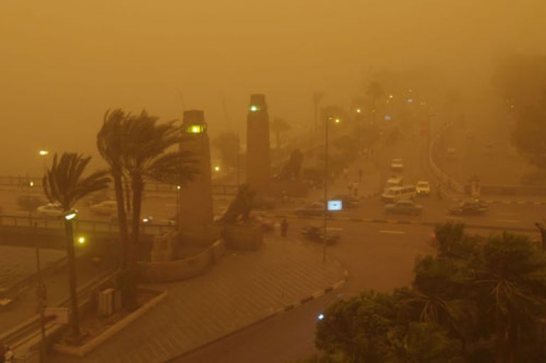 Sandstorm in the Middle East