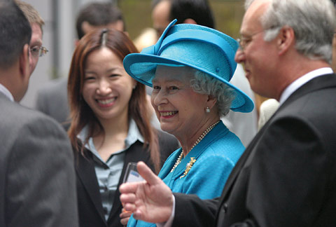 Her Majesty The Queen visiting Bunhill Row