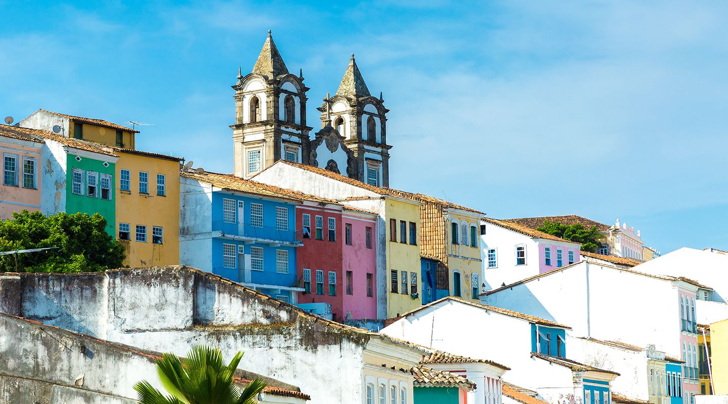 Colourful houses in Portugal