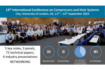 City hosts 13th International Conference on Compressors and their Systems