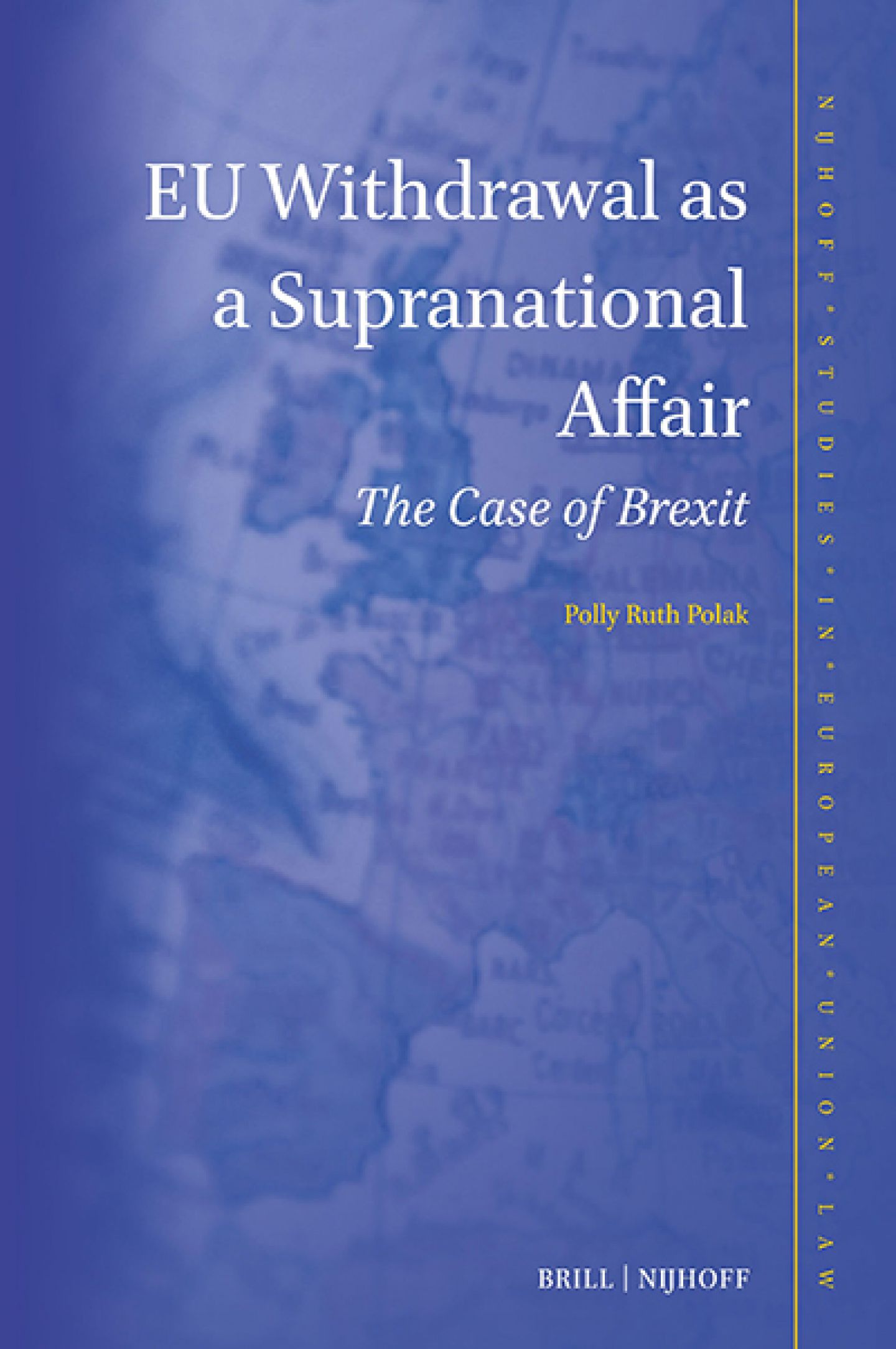 EU Withdrawal as a Supranational Affair book cover