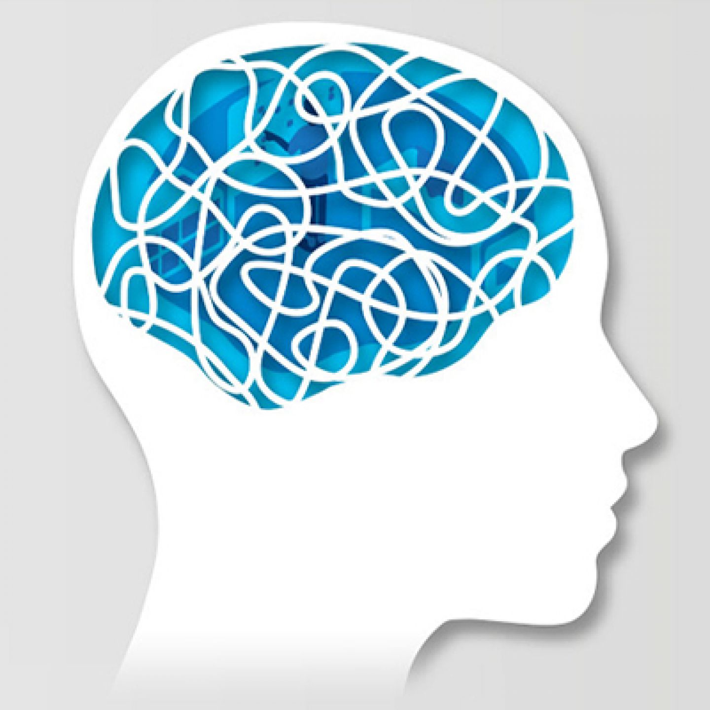 Illustration of head and brain