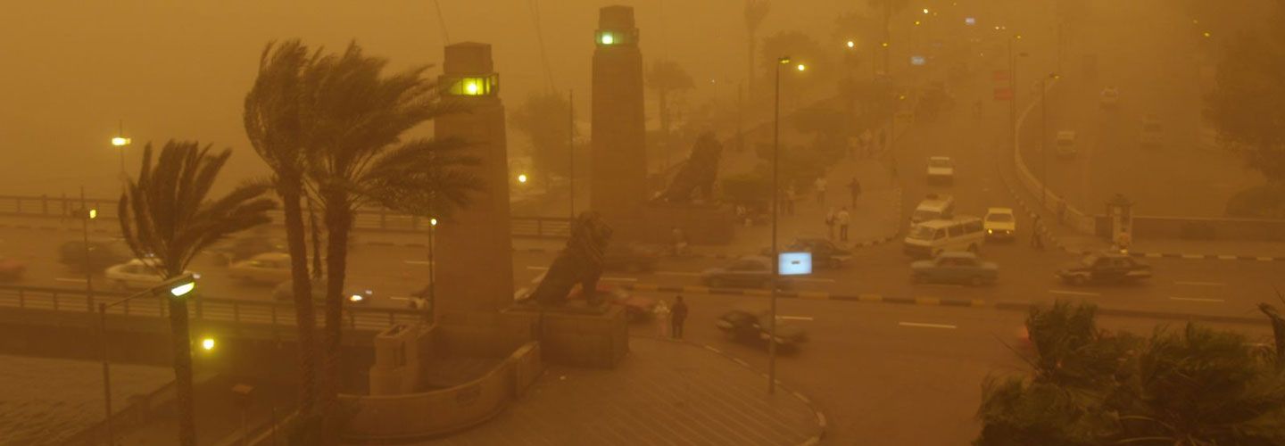 Sandstorm in the Middle East