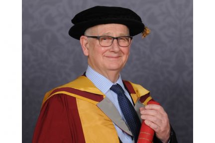 Roger Bright receives Honorary Doctorate from City