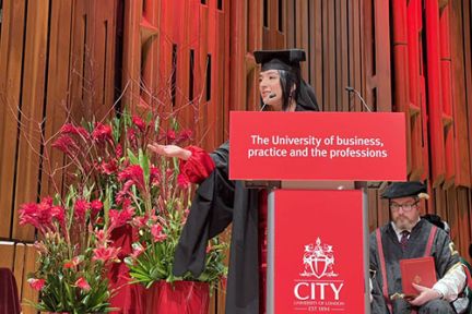 ‘Journalism is a public service’: Arya Fatih inspires graduates at the Barbican