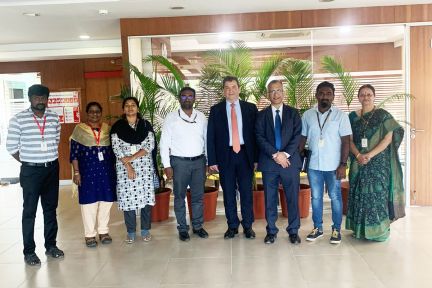 School of Science and Technology delegation visits several universities in India