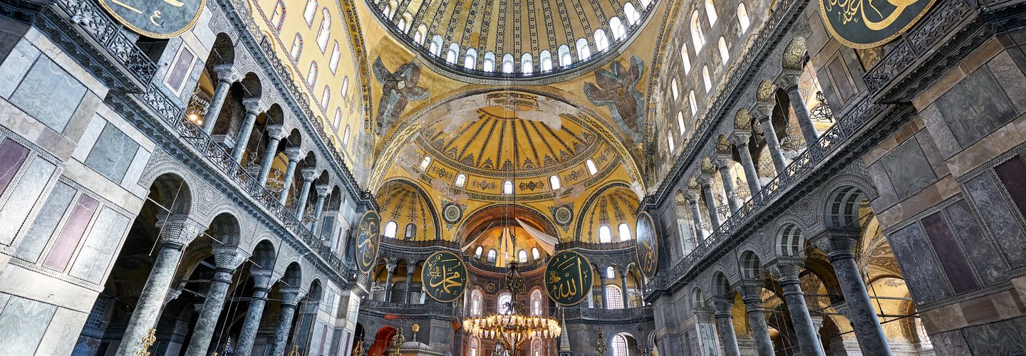 Internal view of Hagia Sophia.