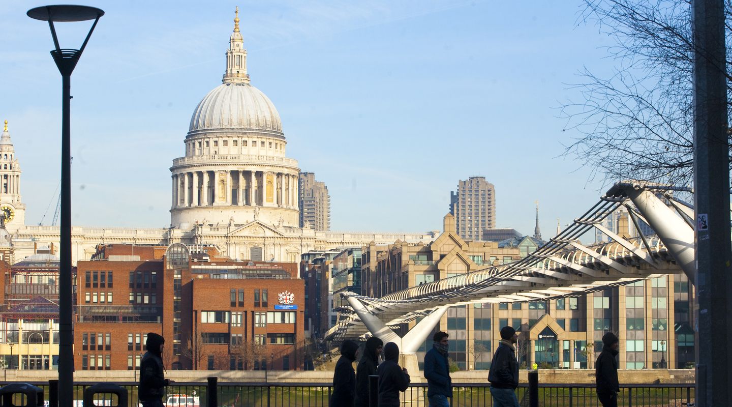 A view of Saint Paul's from the South Bank