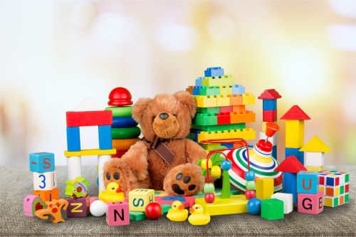 A collection of children's toys