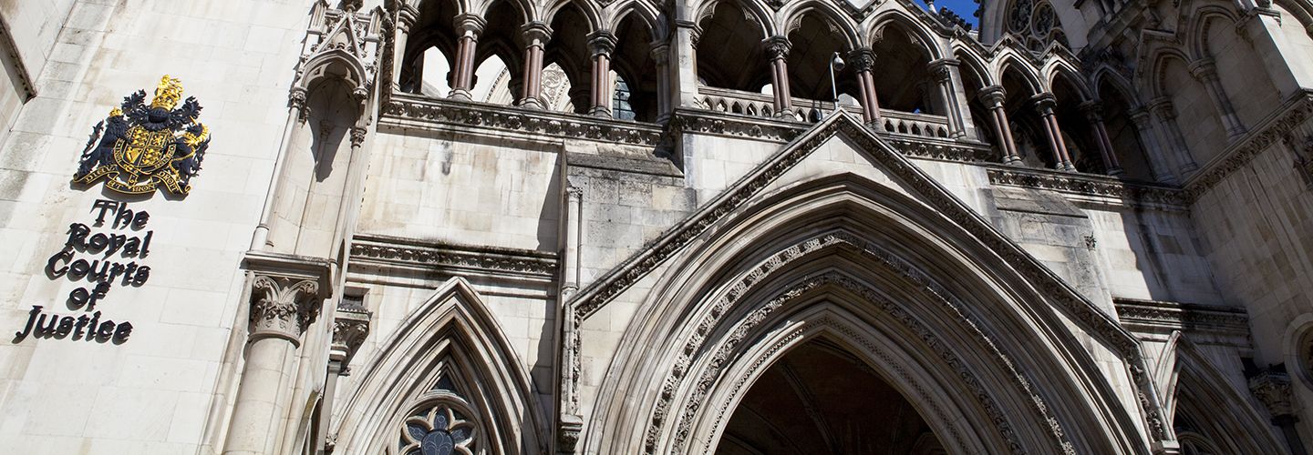 The Royal Courts of justice in London.