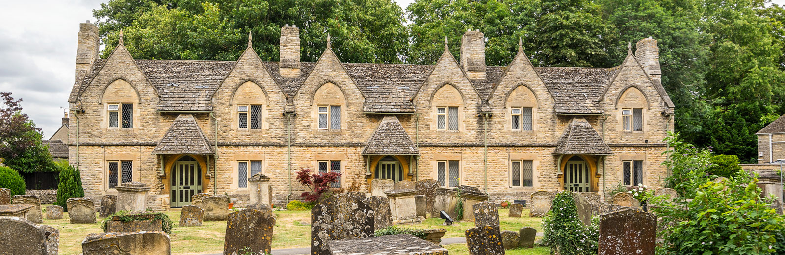 An almshouse in the Cotswolds